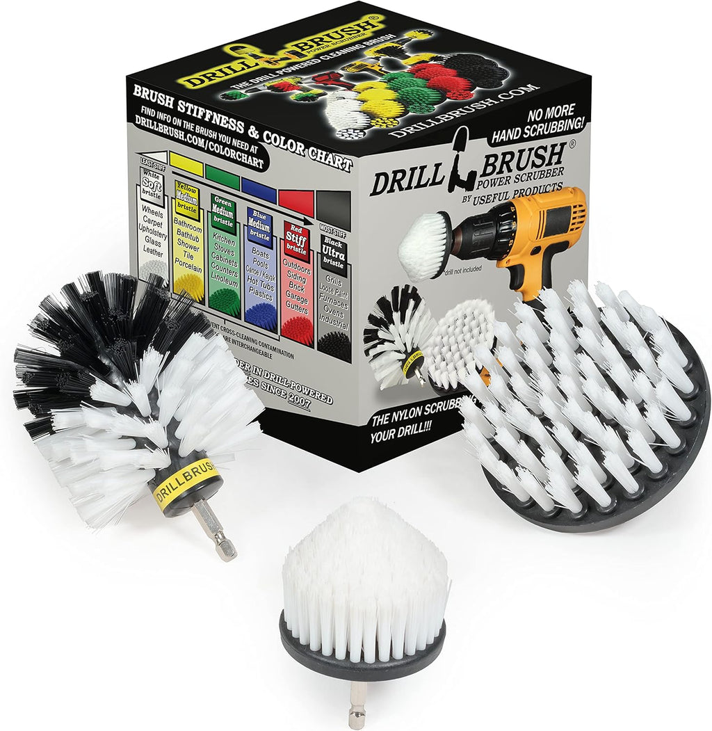 Car Detailing Kit - Glass Cleaner - Car Cleaning - Soft Scrub Brush
