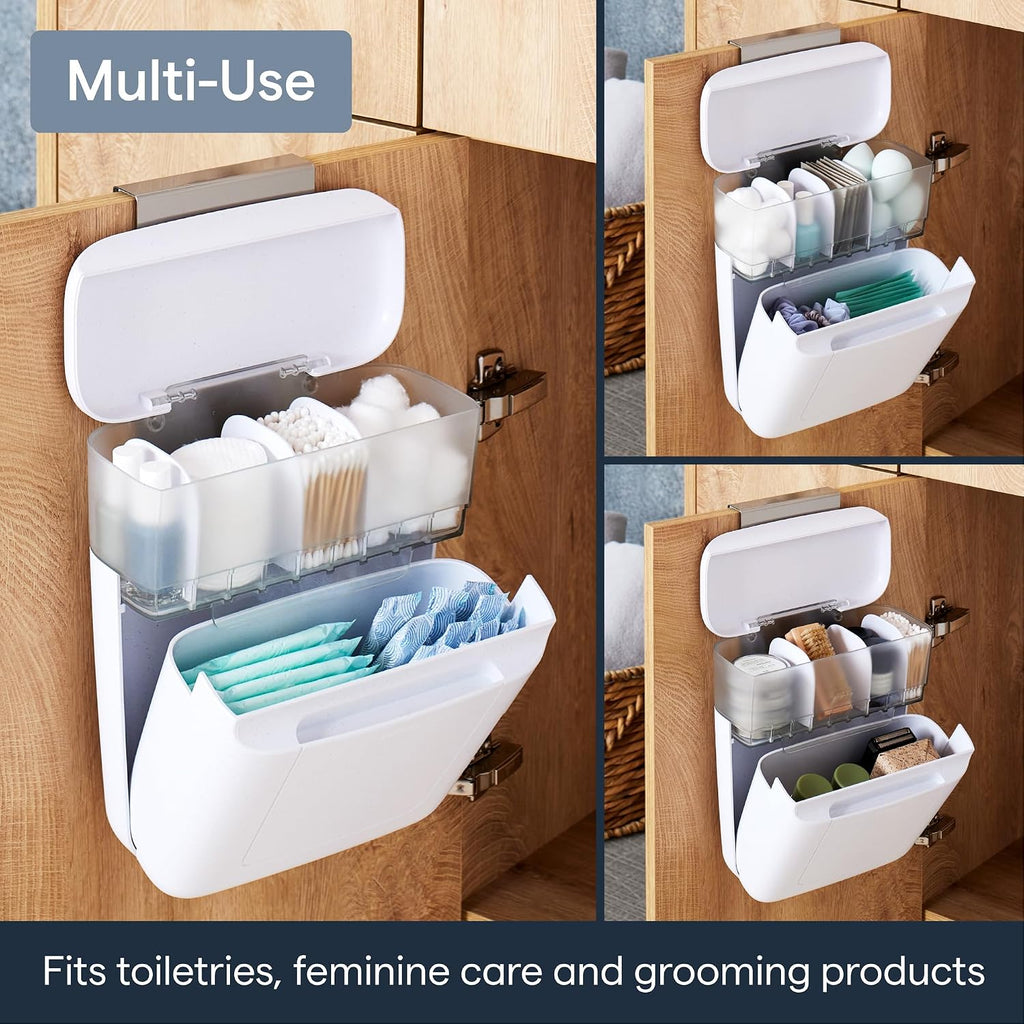YouCopia DoorStash Toiletry Organizer, Hanging Cabinet Bathroom Storage