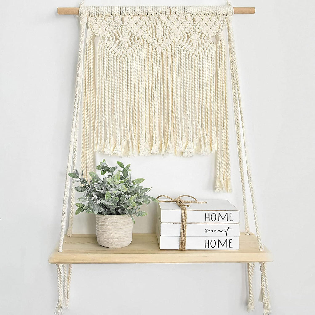 Hopewood Faux Plants, Small Fake Plant for Bathroom, Decorative Artificial Plants for Farmhouse Desk Shelf Decor with A Weave Basket (9.8inch)