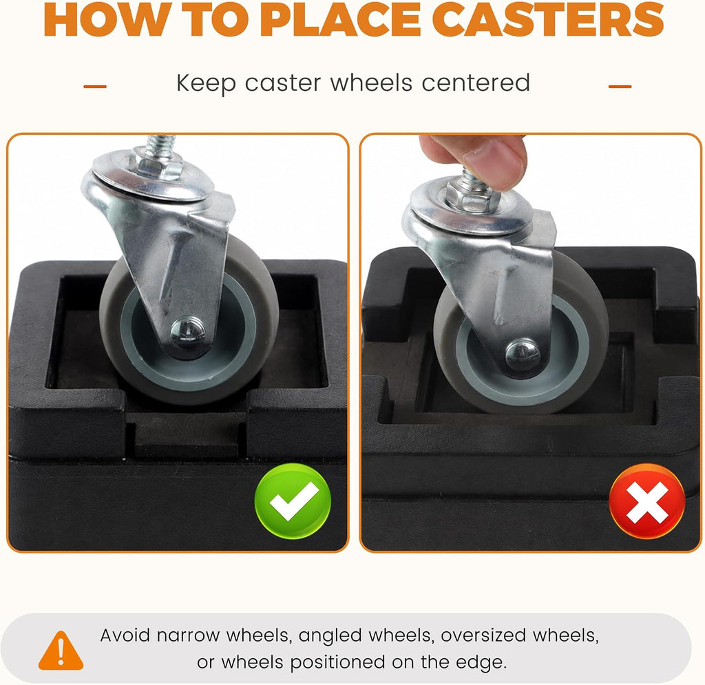 BTSD-home 2 Inch Heavy Duty Bed Risers