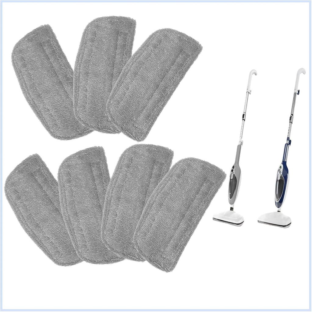 Steam Mop Pads, 7-Pack Washable Microfiber Refills