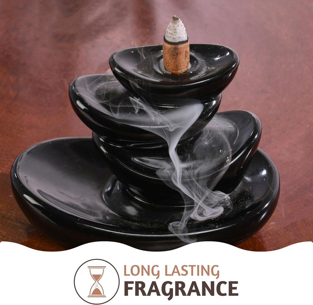 Folkulture Backflow Incense Cones for Waterfall - Set of 2 (30 Cones)