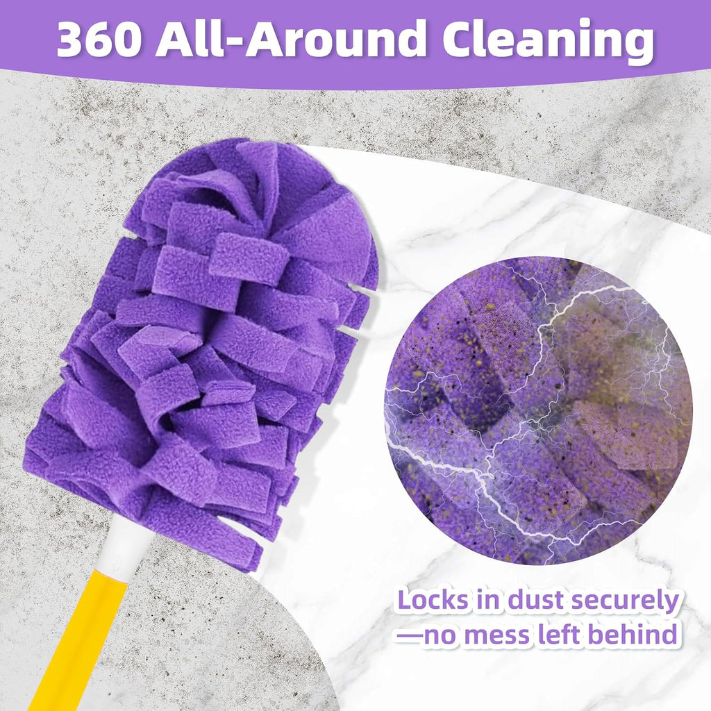 18 PCS Microfiber Reusable Duster Refills for Swiffer Duster