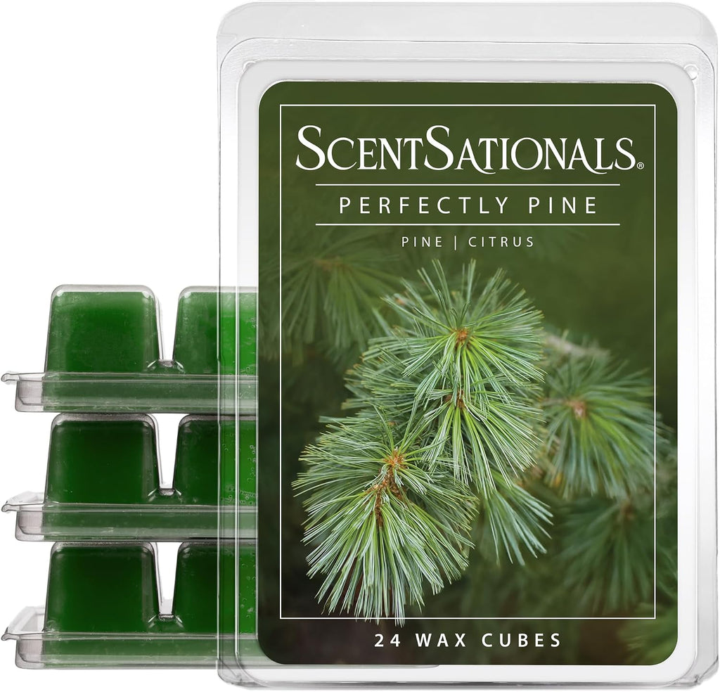 ScentSationals Perfectly Pine - Pine Scented Christmas Wax Melts 10oz