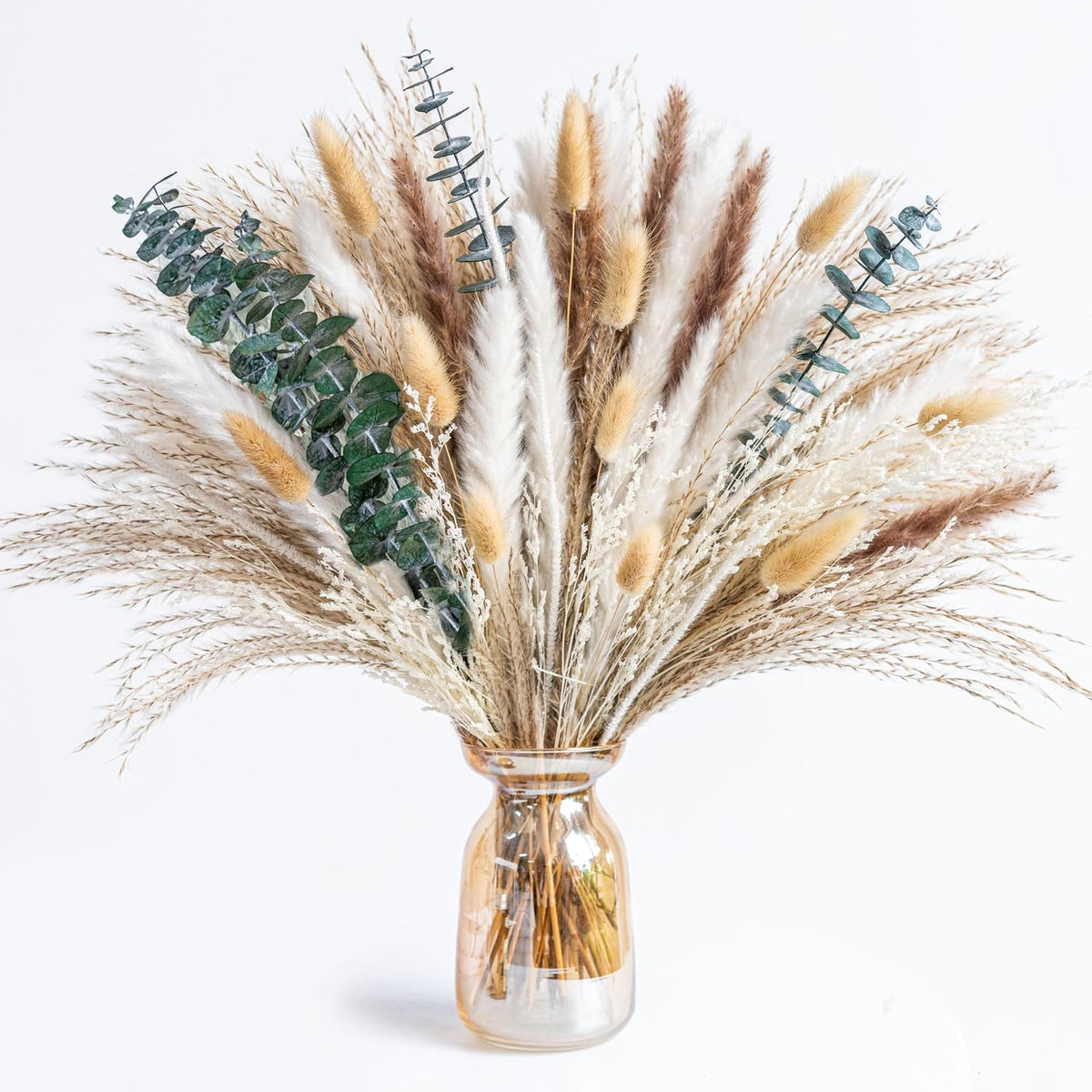 Boho Decor Pampas Grass and Eucalyptus Bouquet