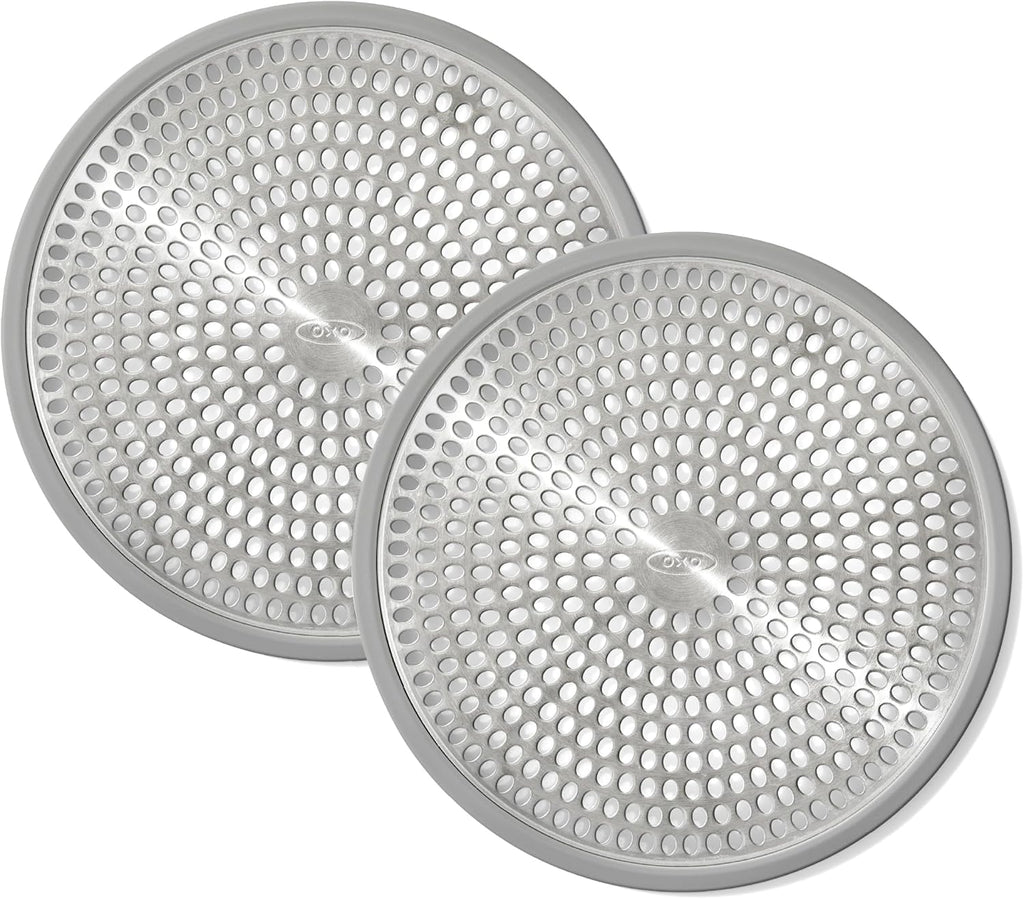 OXO Good Grips Shower Stall Drain Protector, 2 Pack