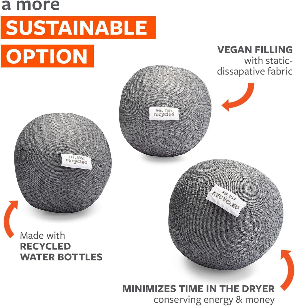 Full Circle Quiet Giant Anti-Static Dryer Balls, Removes Static, Vegan