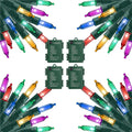 Brightown Battery Operated Christmas Lights, 4 Pack Total 200 LED 71.2Feet