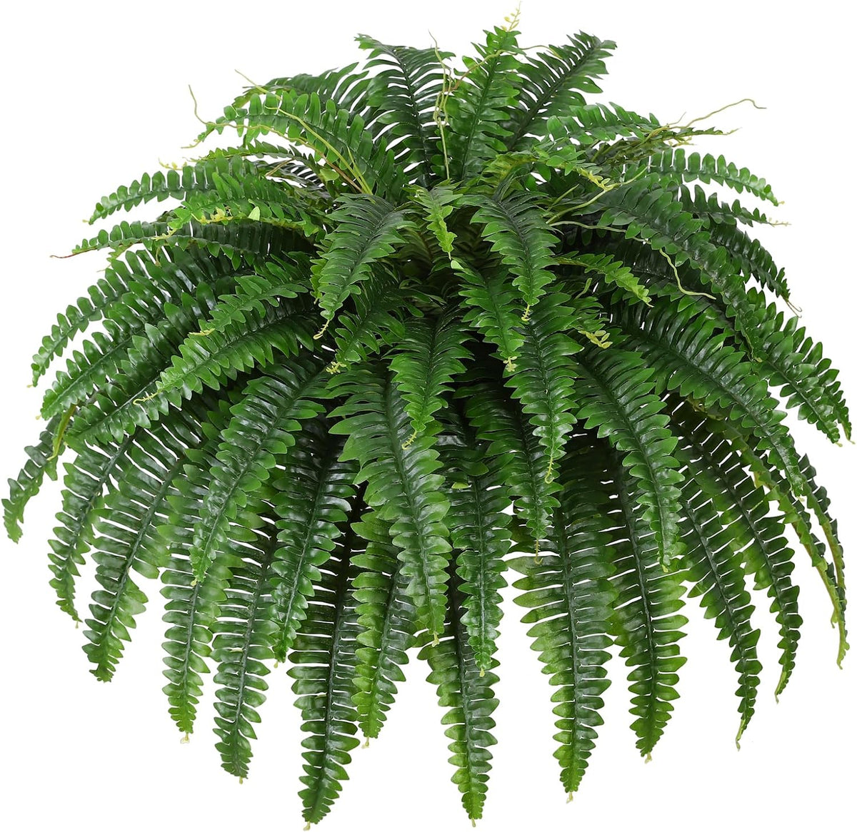 Dkaltm 43" Artificial Boston Fern, Outdoor Faux Plant