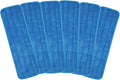 Microfiber Mop Pad 18" Inch for Wet Dry Mops Floor Cleaning Pads Reusable Compatible with Bona Floor Care System (6 Pack)