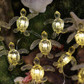 Sea Turtle Fairy Lights Ocean Theme String Lights Indoor-Cute Beach Light USB Plug in & Battery Operated 10ft 30 LEDs with Remote Control- Decorative Lights for Christmas Tree Bedroom Camping