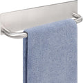 Livabber Self Adhesive Hand Towel Holder- 304 Stainless Steel Hand Towel Bar for Bathroom Kitchen Stick on Wall, Towel Ring No Drilling, 9 Inch (Brushed Nickel)