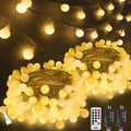 2PK 200LED 86FT Connectable Globe String Lights Indoor, Christmas Lights