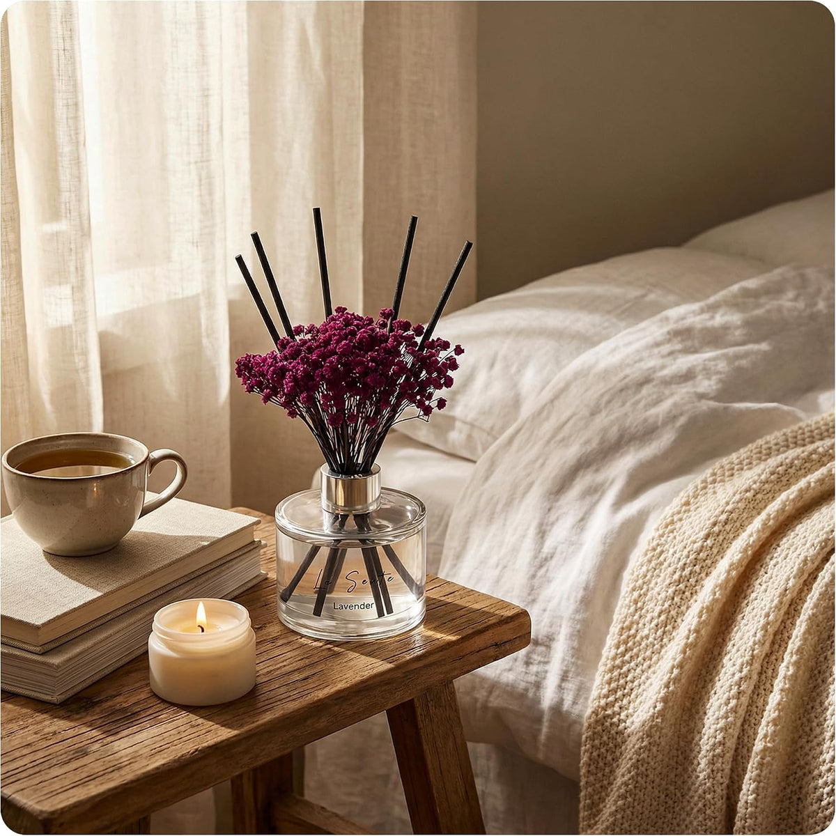 Reed Diffuser Set, Lavender, 6.7fl oz / 200 ml, for Home