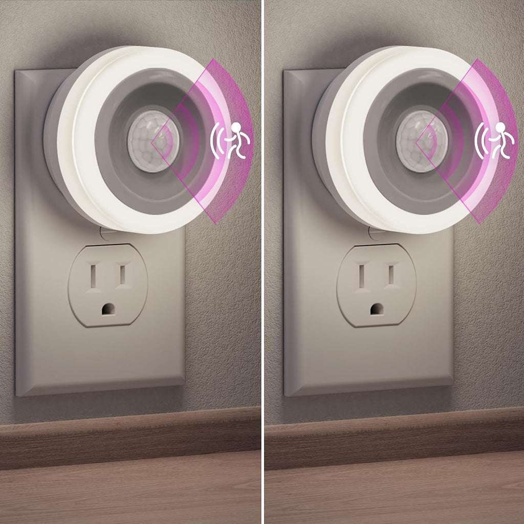 Briignite Motion Sensor Night Light, [2 Pack] Night Lights Plug into Wall