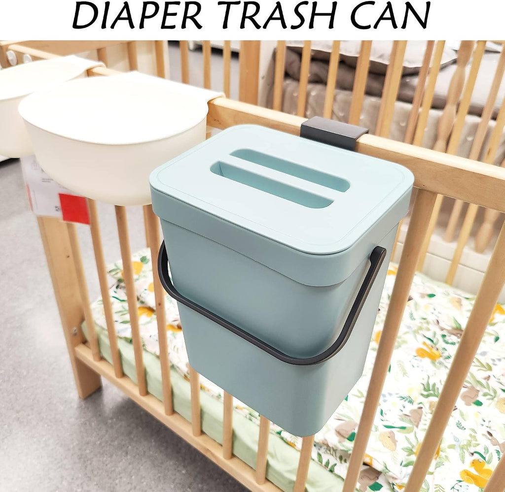 stonespace 1.3 Gal Compost Bin, Hanging Kitchen Trash Can with Sealed Lid