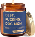 Dog Mom Gifts for Women | Lavender Vanilla Scented Candle, 100% Soy Wax | Funny Gift for Pet Lovers for Birthday, Mothers Day, Friendship, Housewarming, New Puppy | Best Dog Mom Candle
