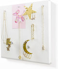 Magnetic Wall Mounted Jewelry Organizer | Hanging Jewelry Storage | Preppy Jewelry Holder For The Wall | Trendy Jewelry Storage Solutions For Girls & Young Adults