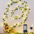 HEYFUNi Vines with Lights 23FT, Faux Pothos String Lights Plug in