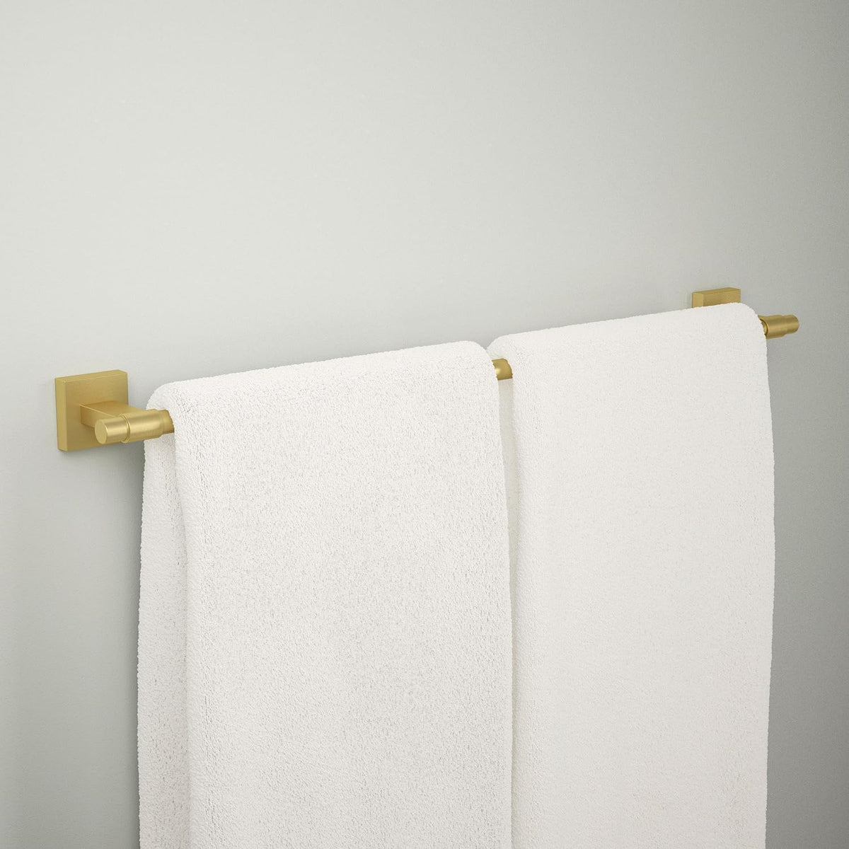 Franklin Brass Maxted (1-Pack) 24' Towel Rack for Bathroom, Modern Gold Bar Holder Wall Mounted Rod, Hardware | Accessories MAX24-MG