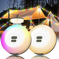 2Pack Camping String Lights, 4 in 1 Quick Storage 32.8FT 9 Modes Portable