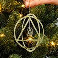 The Token Shop 3D AA Sobriety Christmas Ornament, Alcoholics Anonymous Gift
