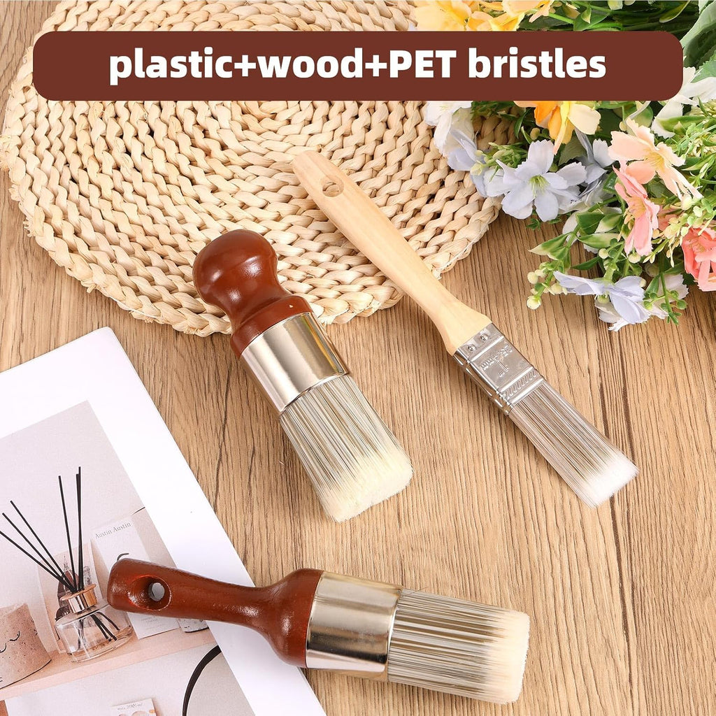 3pcs Leather Furniture Salve Brush, 3 Styles (Small)