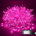 Pink Christmas String Lights, Valentine Day Room Decor, 800 LED