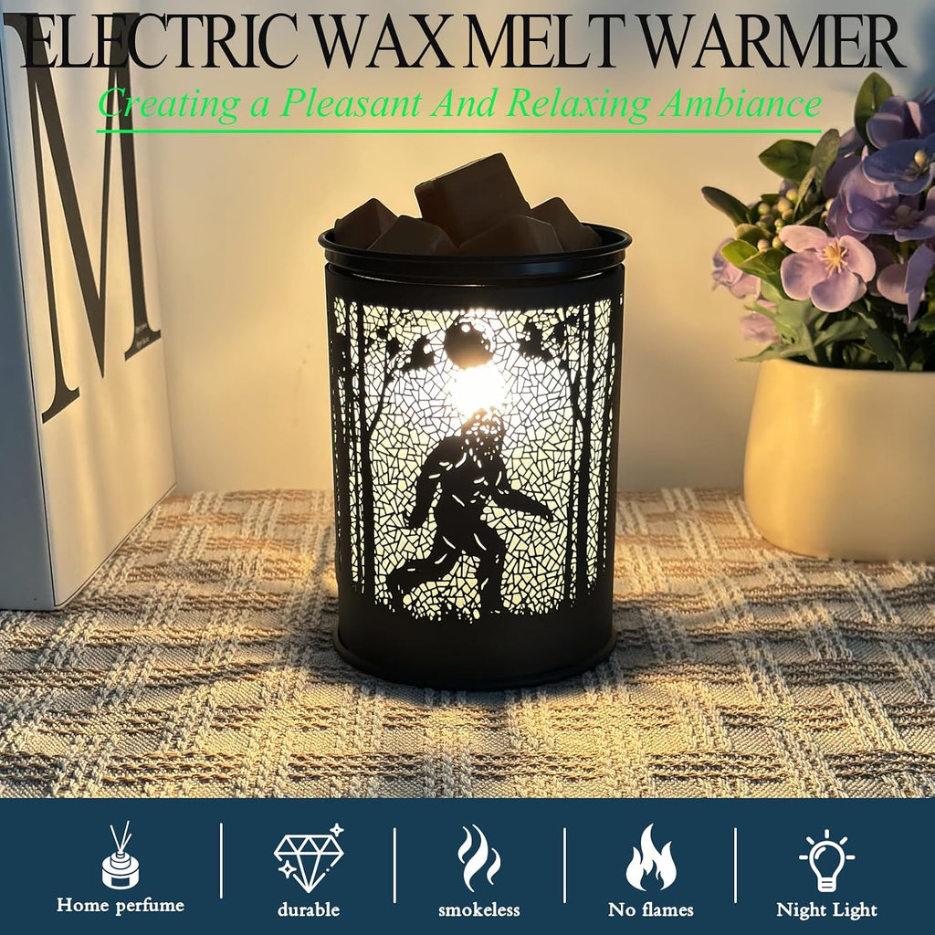 scentsy Wax Warmer for Scented Wax melt Warmer Wax Melter for Candle Making lamp Candle Warmer Plate Oil Burner for Home Decor and Gifts for Holiday （Bigfoot/Mythological Animal）…