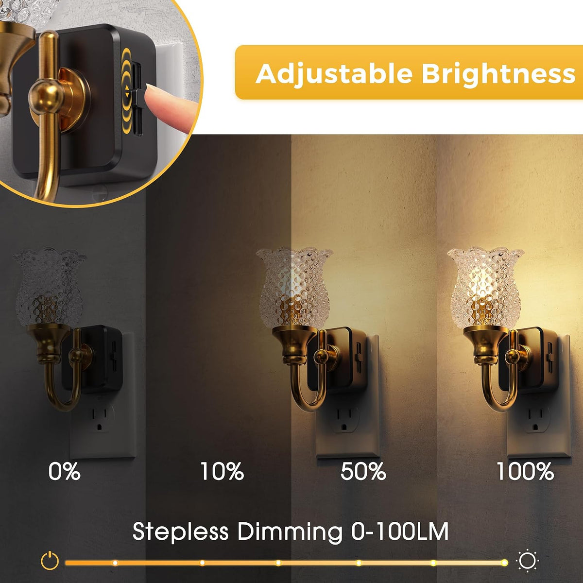 L LOHAS LED Night Light,Decor Night Lights Plug into Wall