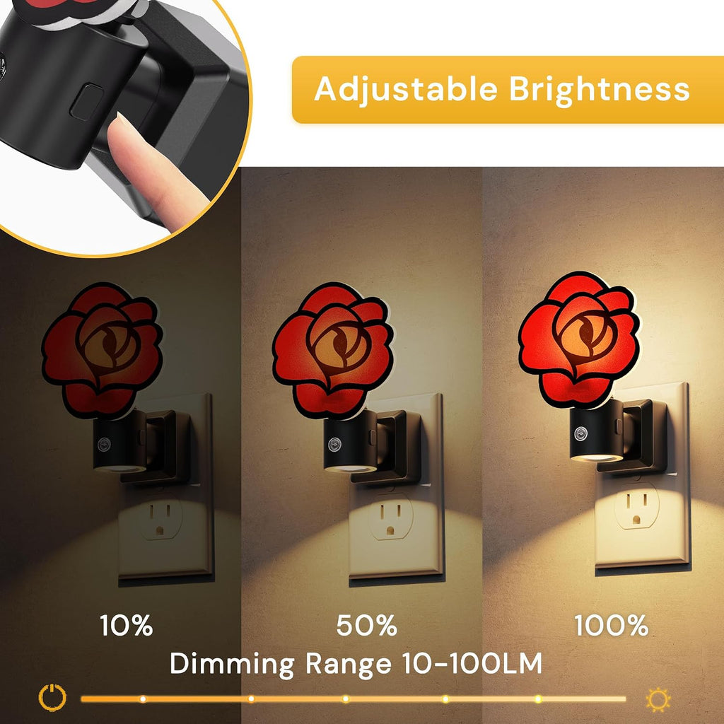 L LOHAS LED Night Lights Plug into Wall, Night Light with Light Sensor
