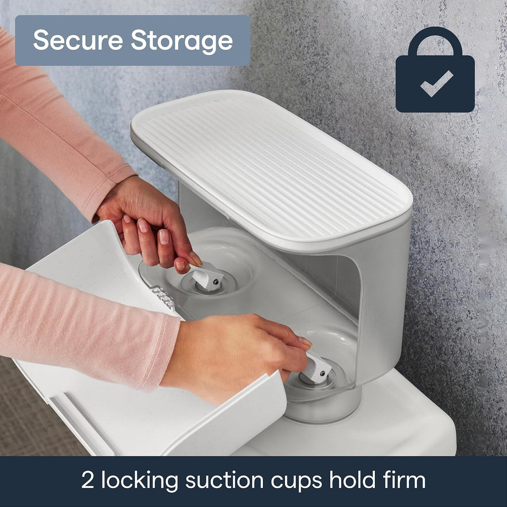 YouCopia HideAway Toilet Cabinet, Over Toilet Bathroom Storage Organizer