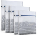 Heavy-Duty Honeycomb Mesh Laundry Bags, 5-Pack (2x 12×16", 2x 16×20", 1x 20×24") | Delicates Wash Bags for Lingerie & Baby Clothes