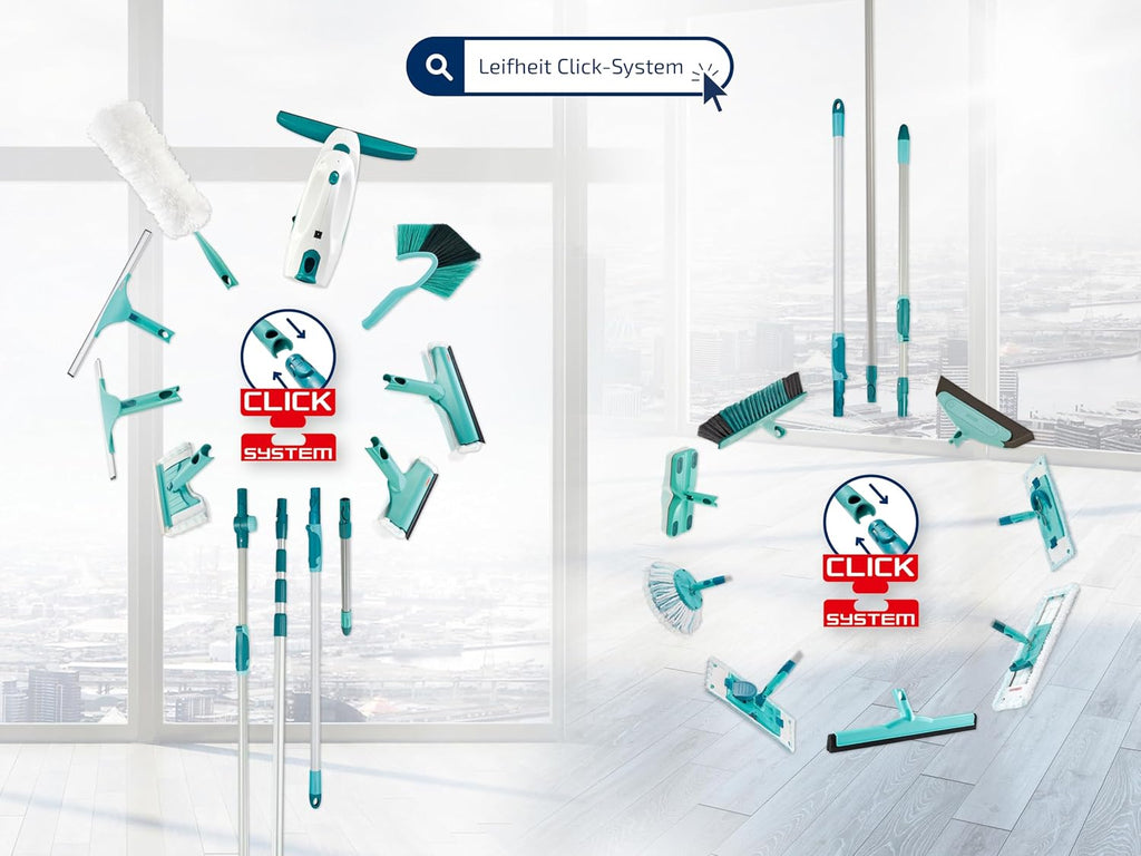 2-in-1 M Pro Reach Window Squeegee with 28 cm Wiping Width, Mirrors