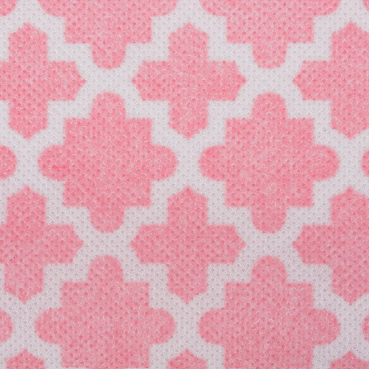 DII Non Woven Polyester Storage Bin, Lattice, Pink Sorbet, Small Set of 4