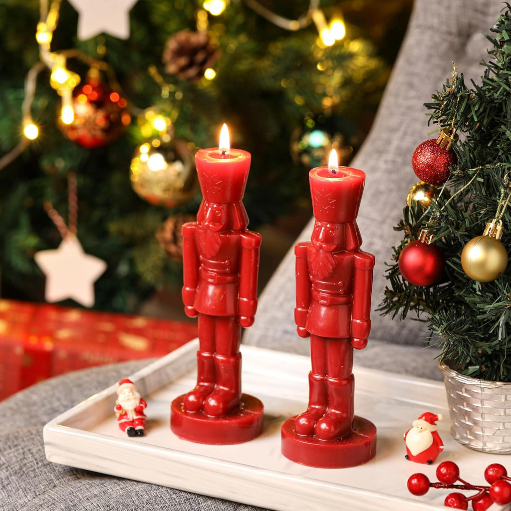 Nutcracker Candle - Christmas Candles,Nutcracker Soldier Pillar Candles