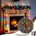 Christmas Cluster Lights 40 FT 800 LED Firecracker String Lights Multicolor