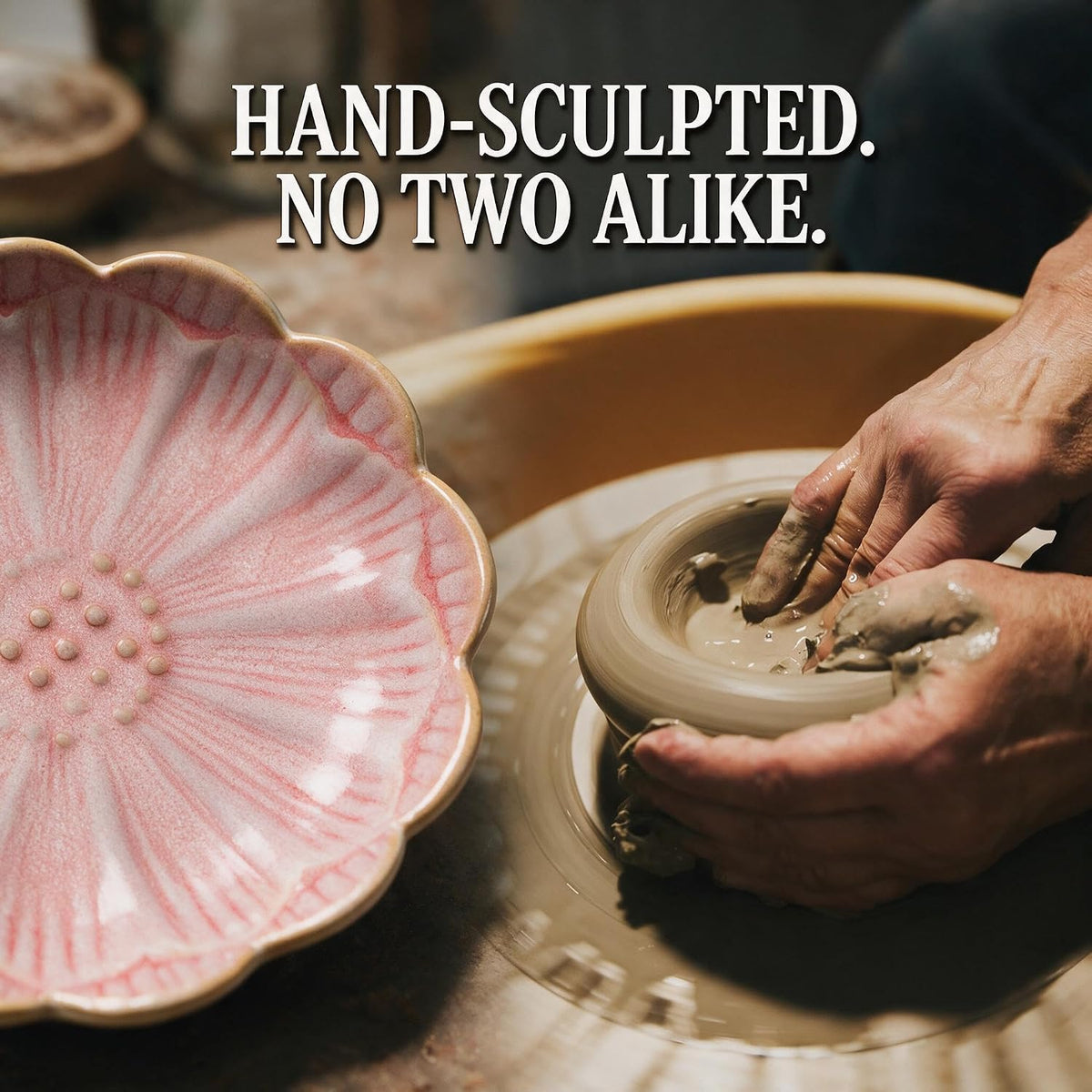 Pinehaven Pink Lotus Incense Holder, 5.5 Inch Cute Flower Japanese