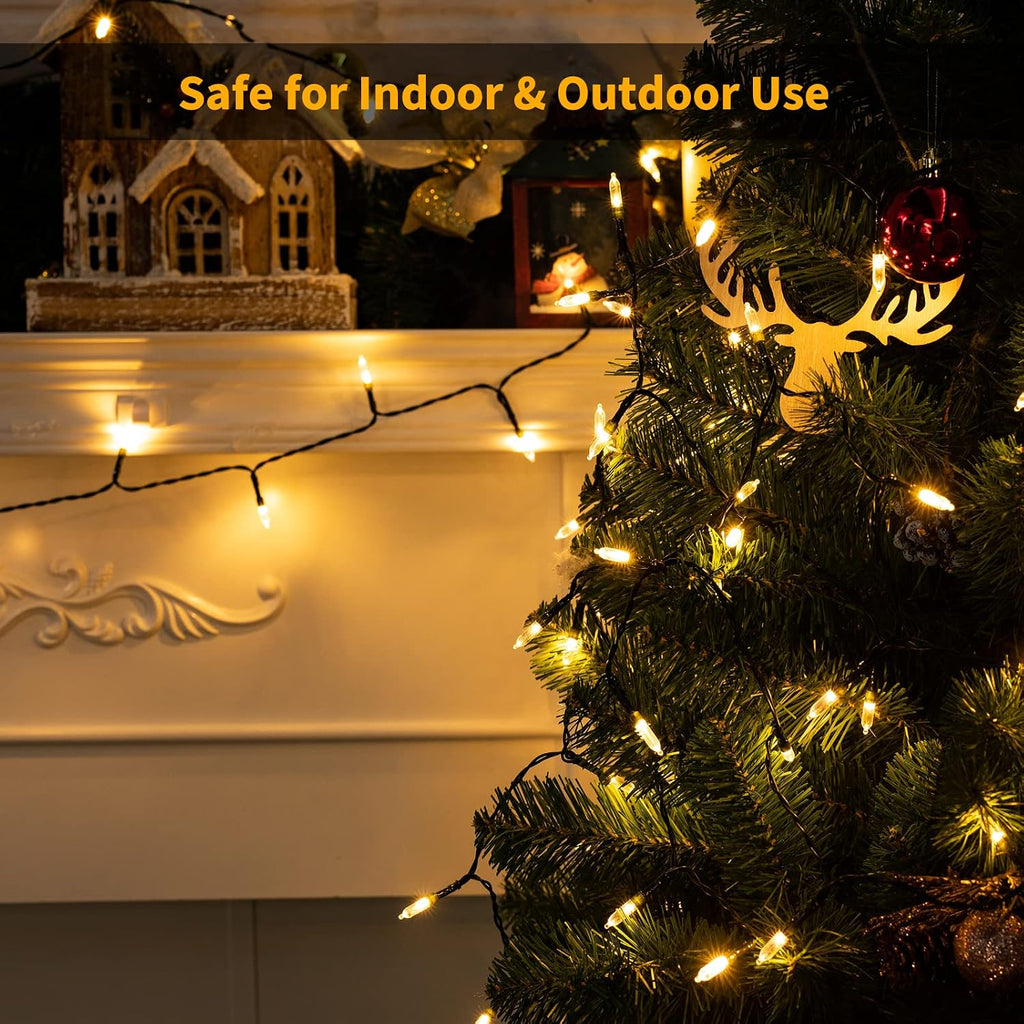 Brightown Battery Operated String Lights, 4 Pack 8Feet 20LED Warm White