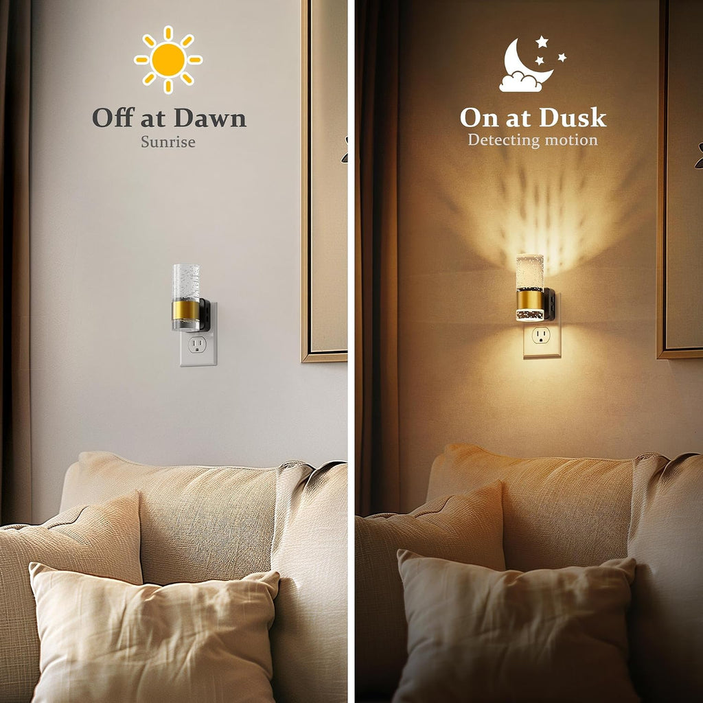 JandCase Night Lights Plug into Wall, 1 Pack Color Changing Night Light