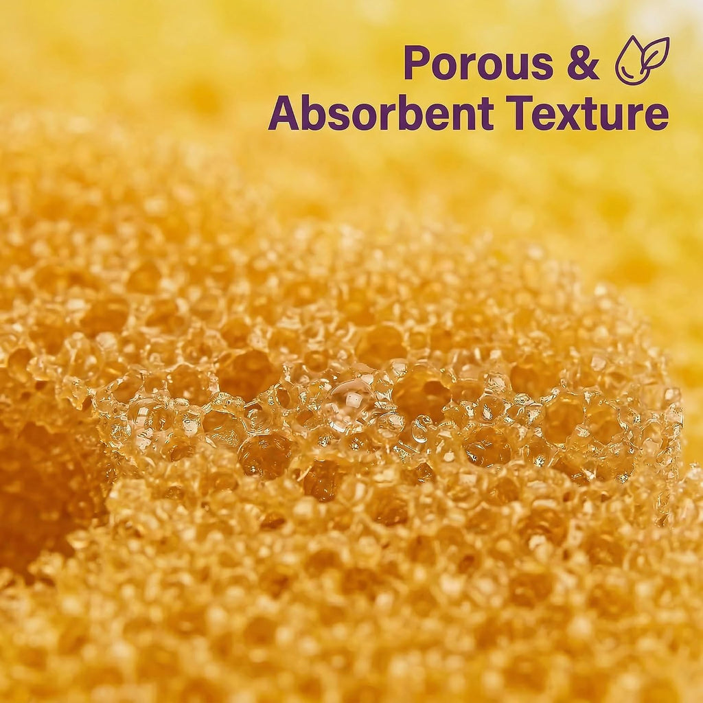 Scrub Flower Temperature Sensitive Sponges, Golden Sunflower