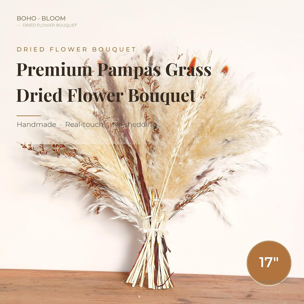 Pampas Grass Bouquet Dried Flowers Fall Decor