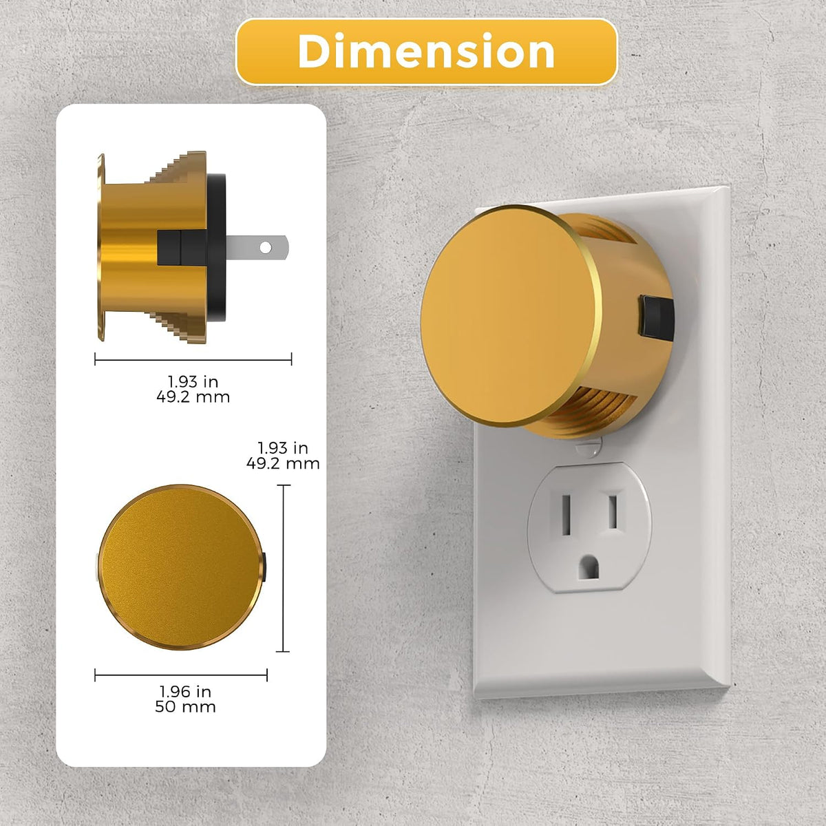 L LOHAS LED Night Lights Plug into Wall, Plug in Night Light