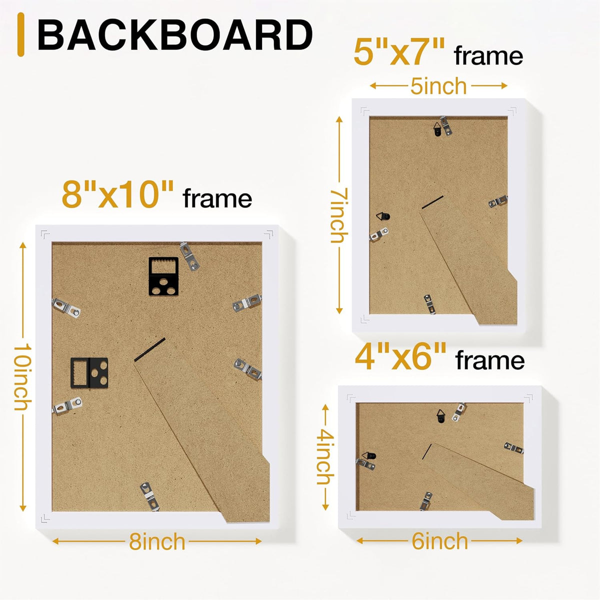 Vittanly 12 Pack Picture Frames Collage Wall Decor, White