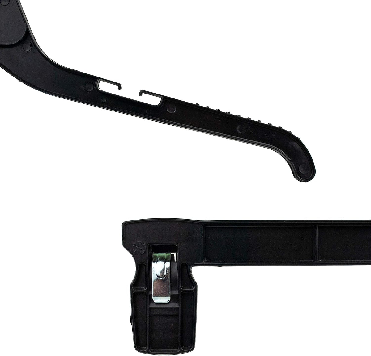 HangOn Shirt & Pants Hangers Combo Set Recycled Plastic, Black, 17 Inch & 12 Inch, 15 Each 30 Total