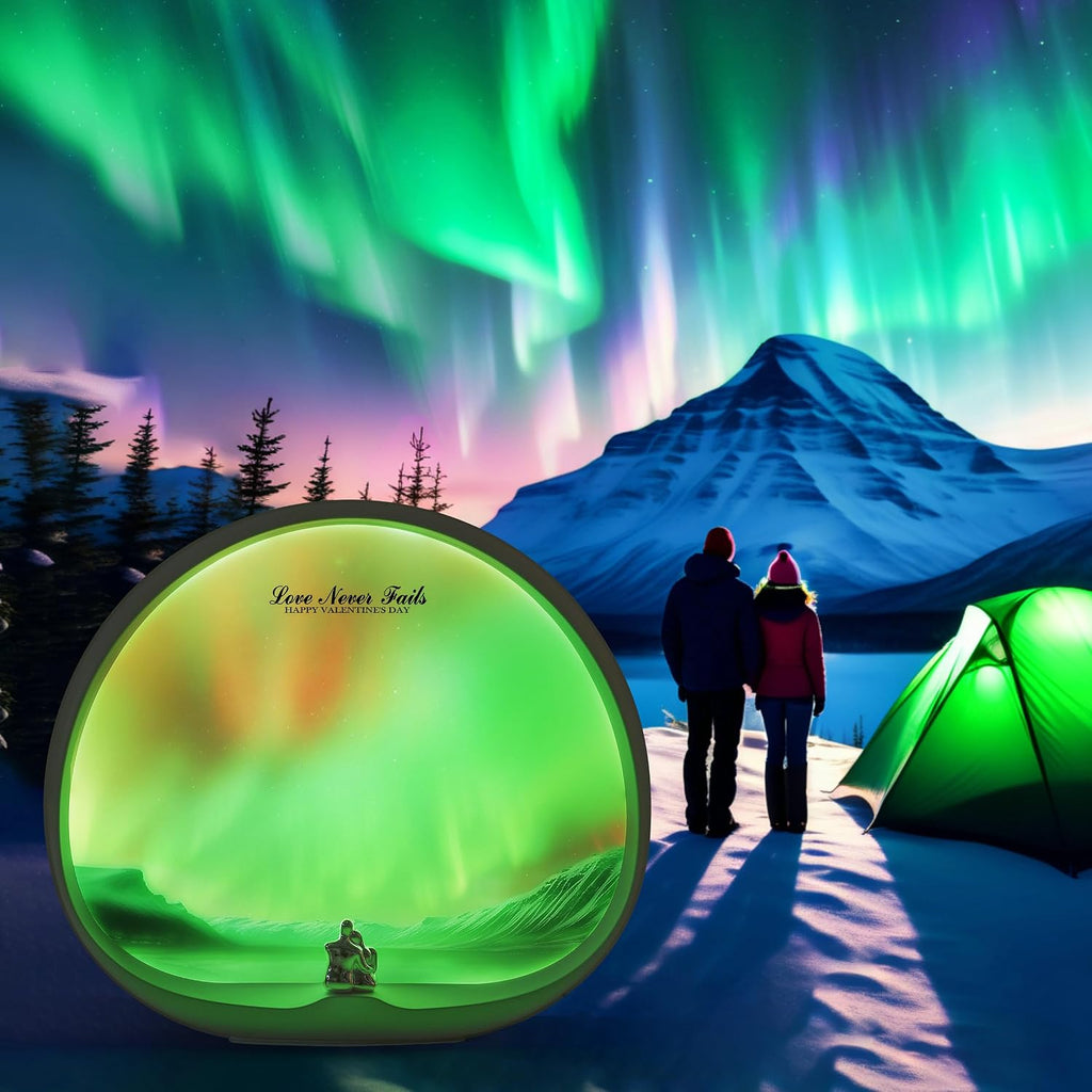 Northern Lights Night Light Valentine Christmas Birthday Gift for Him/Her