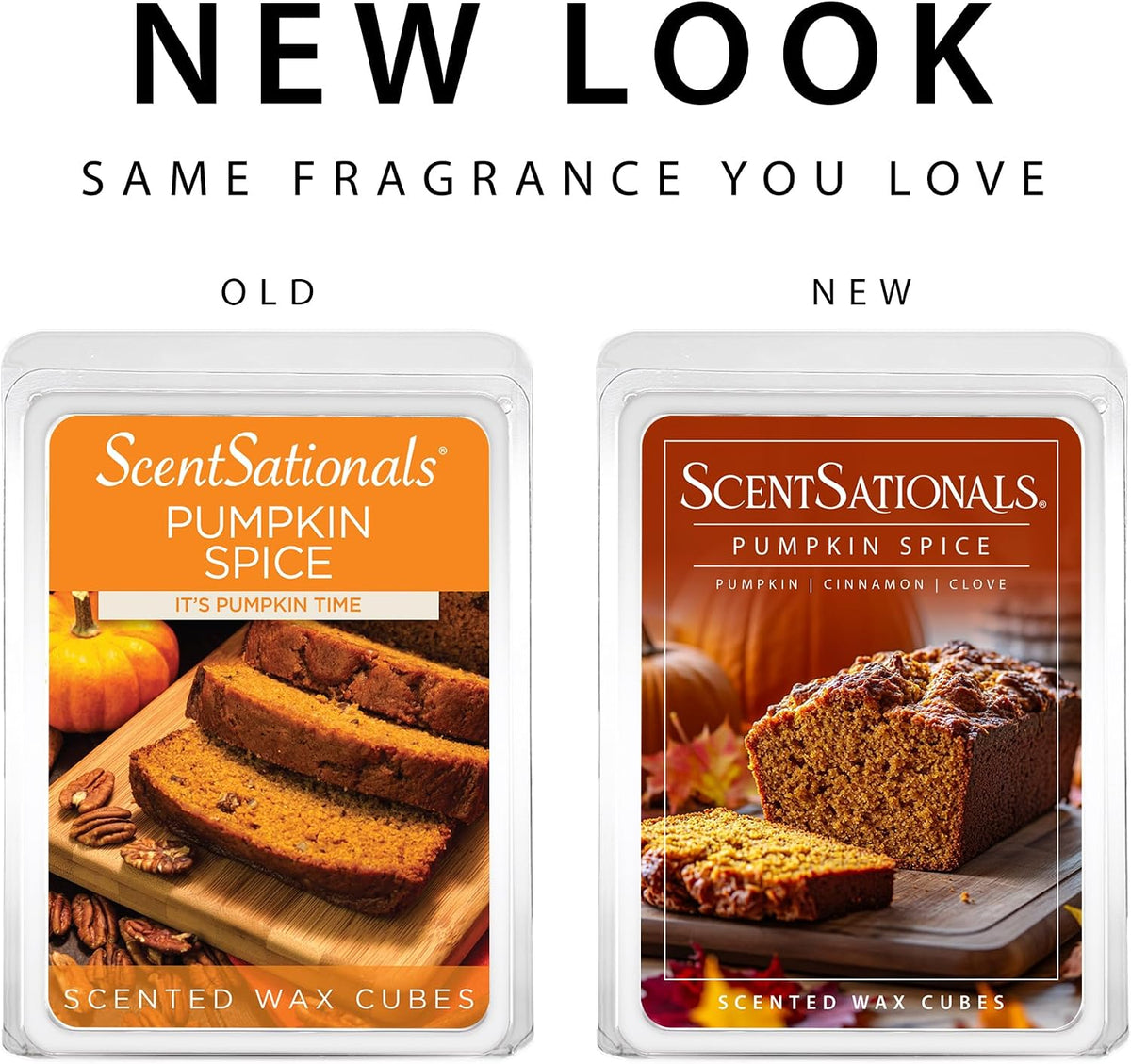 Scentsationals Pumpkin Spice Scented Wax Melts 10oz (24 Cubes)