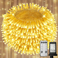 Christmas Lights Outdoor, 66ft Warm White Christmas String Lights - Remote