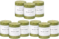 3x4 inch Green Pillar Candles Set of 3, Unscented Pillar Candle, Dripless and Smokeless Large Candles, Candle for Home Decor, Dinner Table,Weddings, Holidays (Pack of 3)
