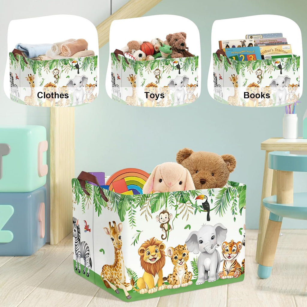 Animal Baby Laundry Basket Large Kids Toy Box Empty Gifts Bag